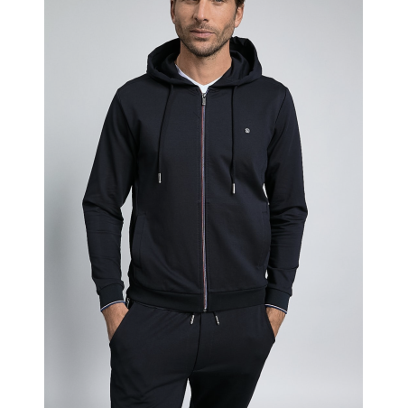 Tricolore Gilet Capuche