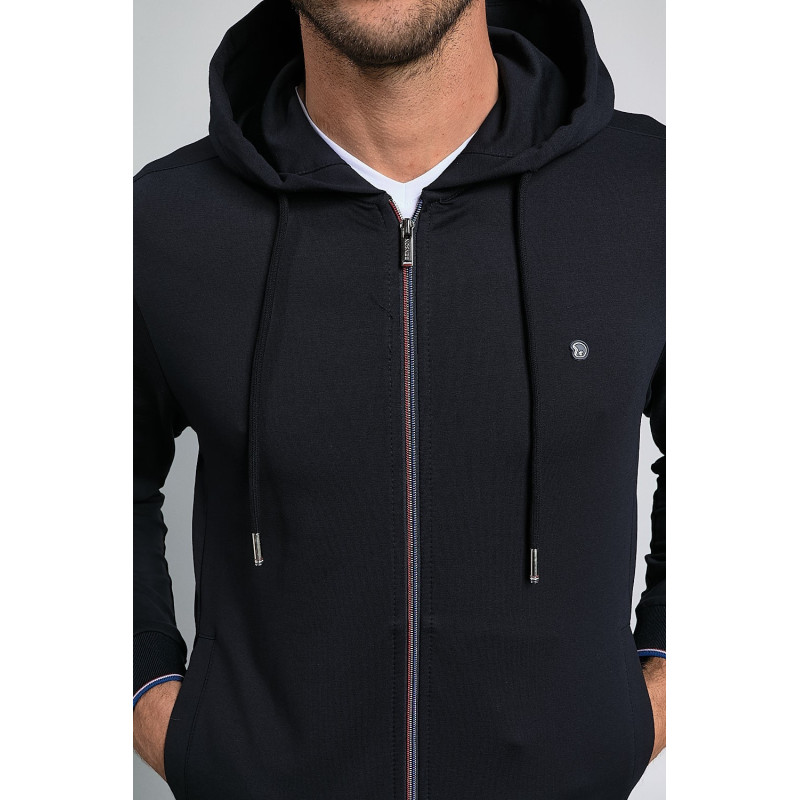 Tricolore Gilet Capuche