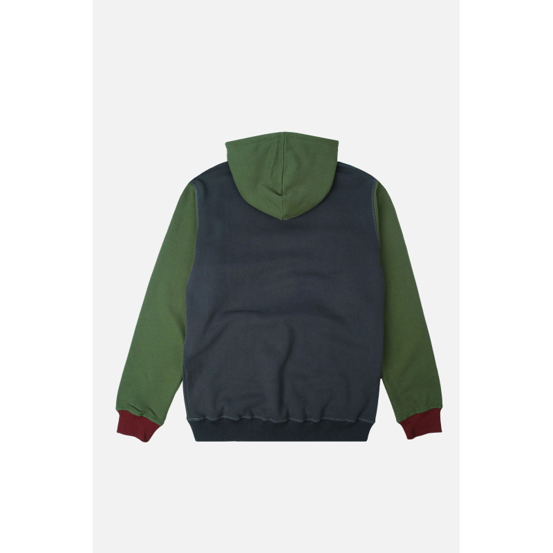 Organic Color Block Hoodie Tre
