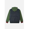 Organic Color Block Hoodie Tre