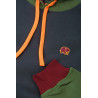 Organic Color Block Hoodie Tre