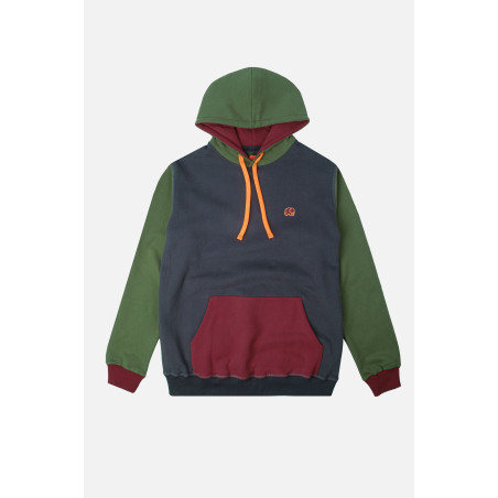 Organic Color Block Hoodie Tre