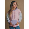 Oversized Color Block Hoodie