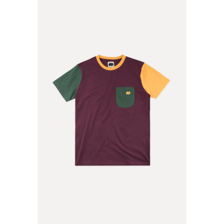 Organic Pocket Color Block T-S