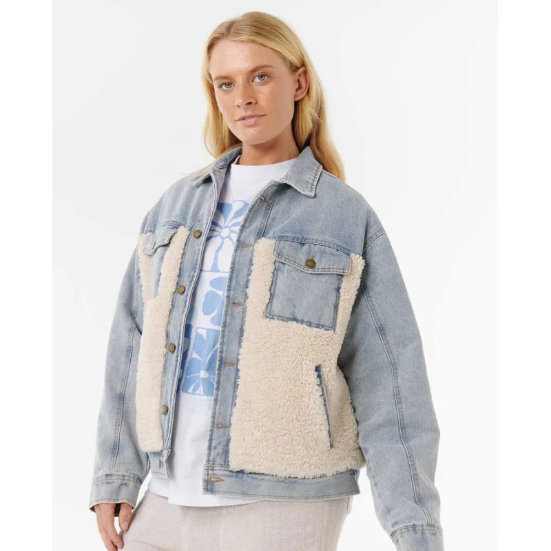 Cruisin. Sherpa Denim Jacket