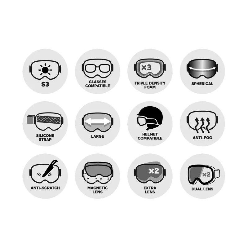 Masque de ski Cairn Focus OTG SPX3 – Double écran magnétique