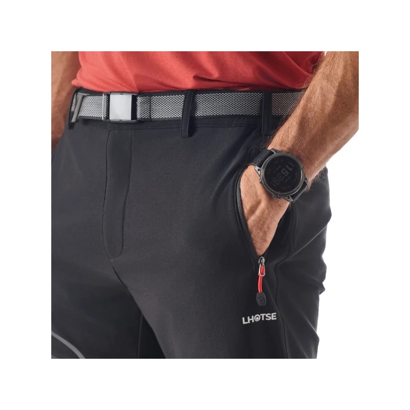 Pantalon randonnée homme Lhotse Nils – Softshell chaud et stretch