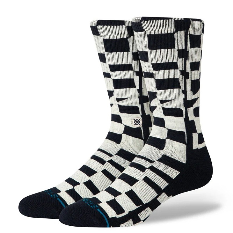 Chaussettes lifestyle Stance Wave Check Crew