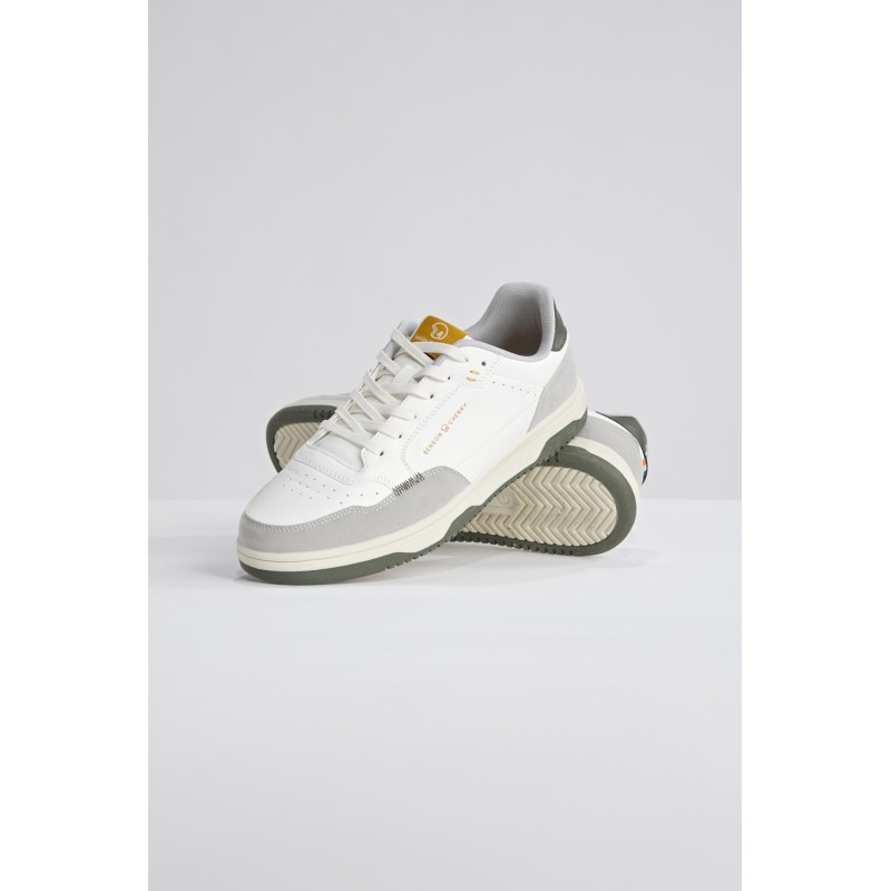 Sneakers Drake-M Off White/Green Benson & Cherry – Confort et style urbain