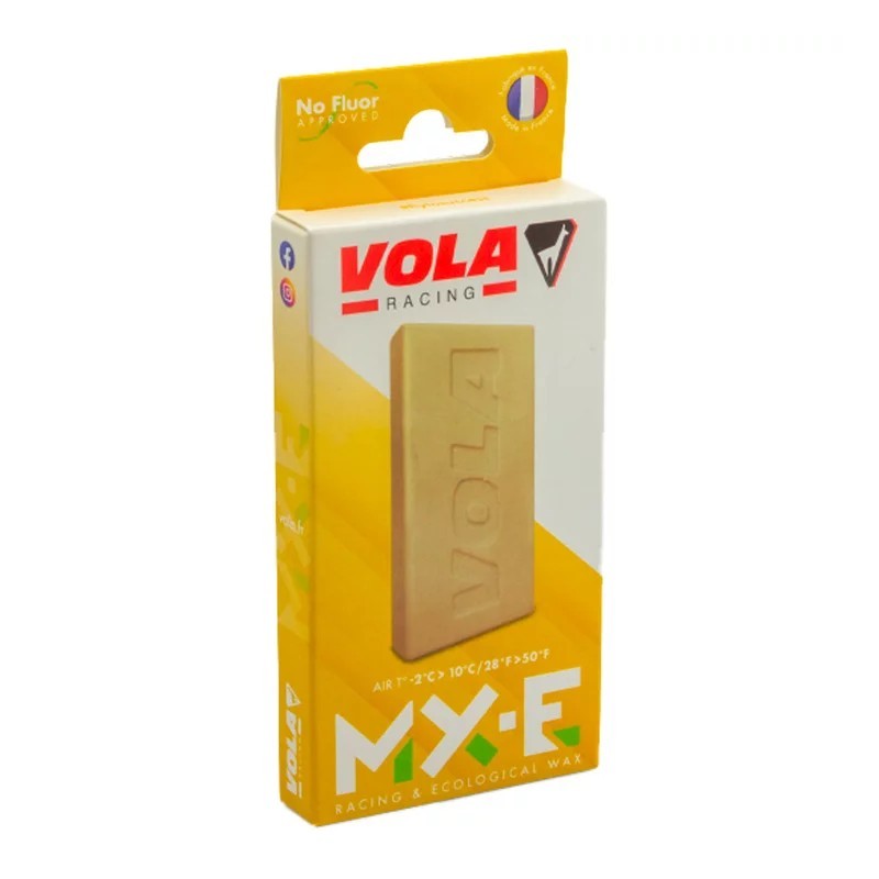 Fart ski MX-E jaune no fluor 200 g VOLA – Glisse printanière | Horizon Montagne