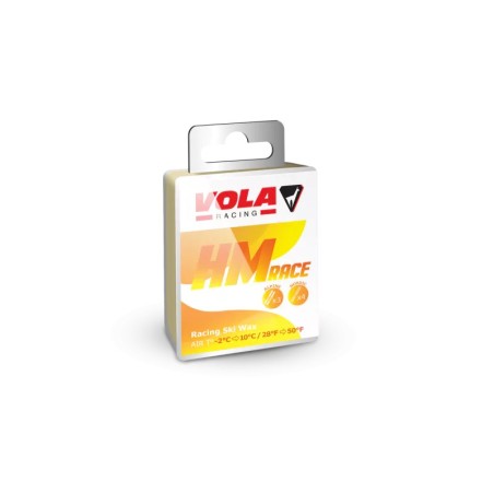 Fart ski VOLA HM Jaune 40 g – Glisse course neige humide | Horizon Montagne