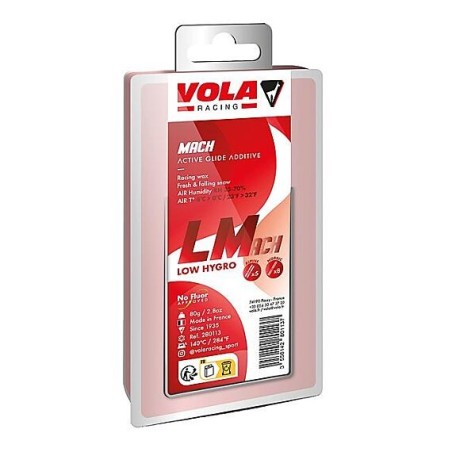 Fart ski VOLA LM Rouge 80 g – Glisse compétition neige humide | Horizon Montagne