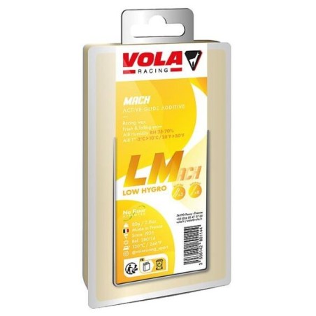 Fart ski VOLA LM Jaune 80 g – Glisse compétition neige douce | Horizon Montagne