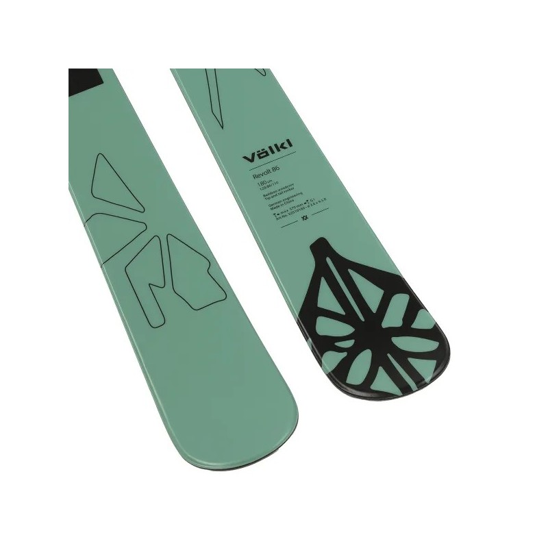 Ski VOLKL Revolt 86 Flat – Maniabilité freestyle et pop puissant
