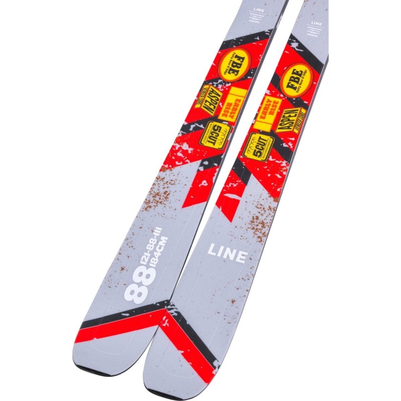 Skis all mountain LINE Optic 88 – Précision et stabilité | Horizon Montagne - La Boîte à Skis