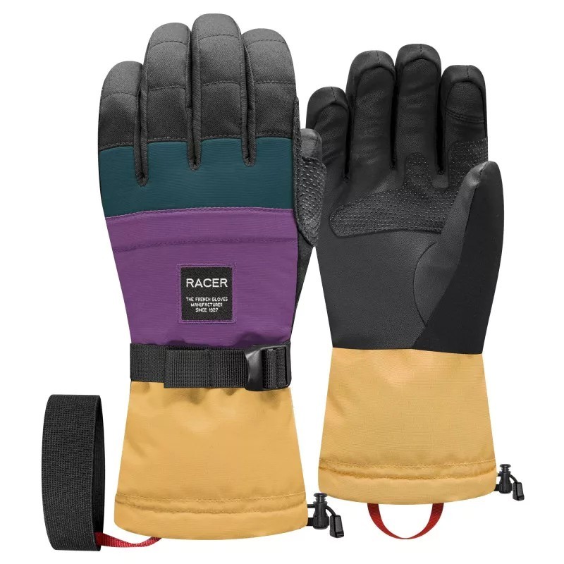 Gants de ski adulte Racer Colors – Chaleur, style et protection