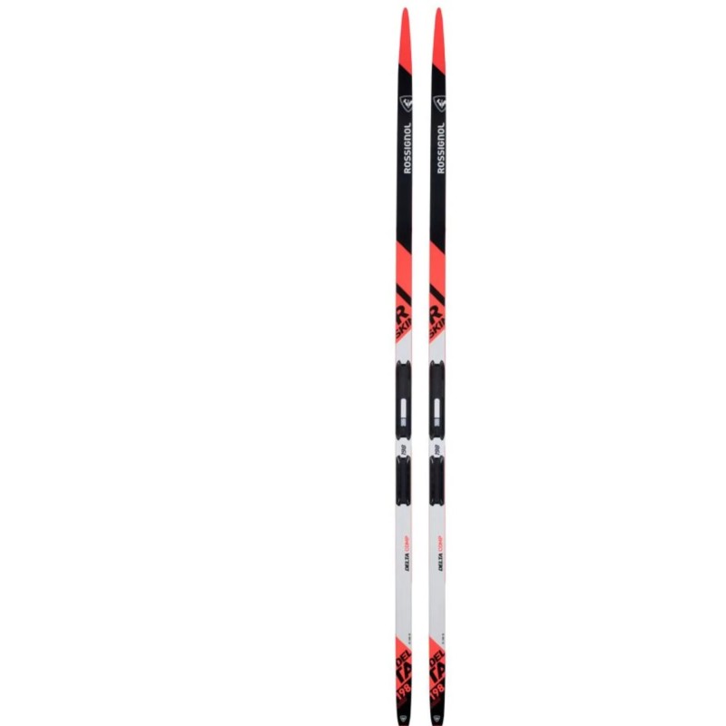 Skis de fond classique ROSSIGNOL Delta Comp RSkin + fixation Rott MoveCL – Performance accessible