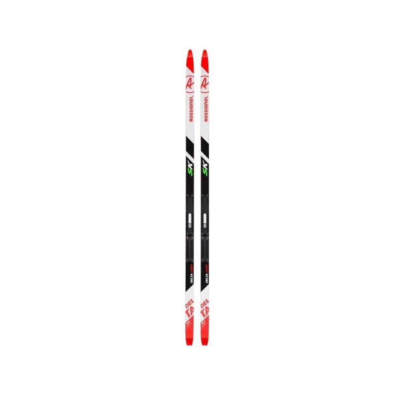 Skis de fond skating junior ROSSIGNOL Delta Comp JR + Control StepIn – Progression et dynamisme