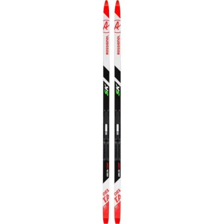 Skis de fond skating junior ROSSIGNOL Delta Comp JR + Control StepIn – Progression et dynamisme