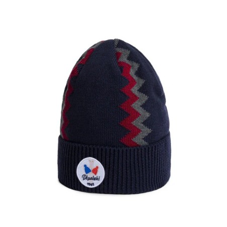 Bonnet PIPOLAKI Bolzano – Bonnet chaud zigzag rétro ski