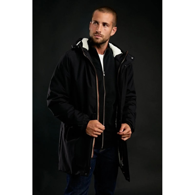 Veste Doudoune Homme Classic Blouson Capuche Benson & Cherry