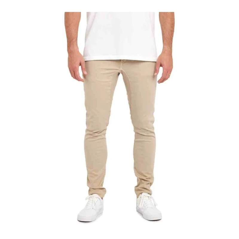 Pantalons jeans homme Dening Chino Cream Pullin – Ultra stretch