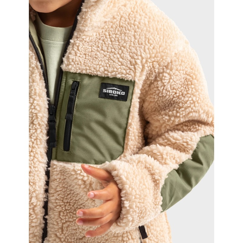 Polaire junior SIROKO Veste Sherpa J – Chaleur douce