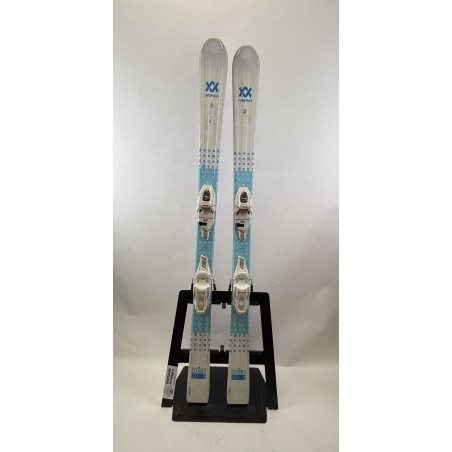 Völkl Pack Flair + Vmot 7.0 | Ski piste junior occasion