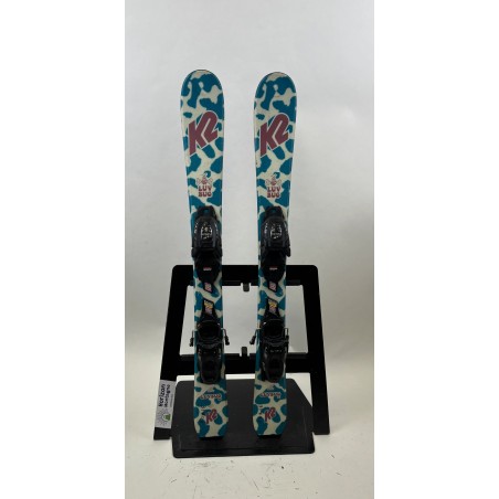 K2 Pack Luv Bug + Vmot 4.5 | Ski piste junior occasion