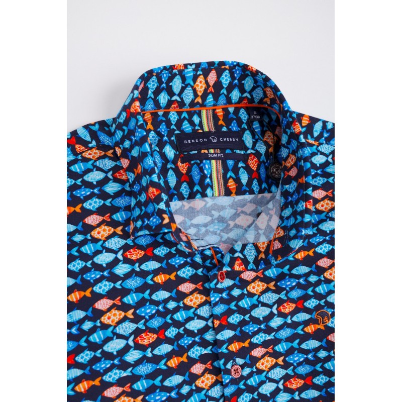 BEN&CH LesPoissons Signature Chem. ML | Chemises Homme