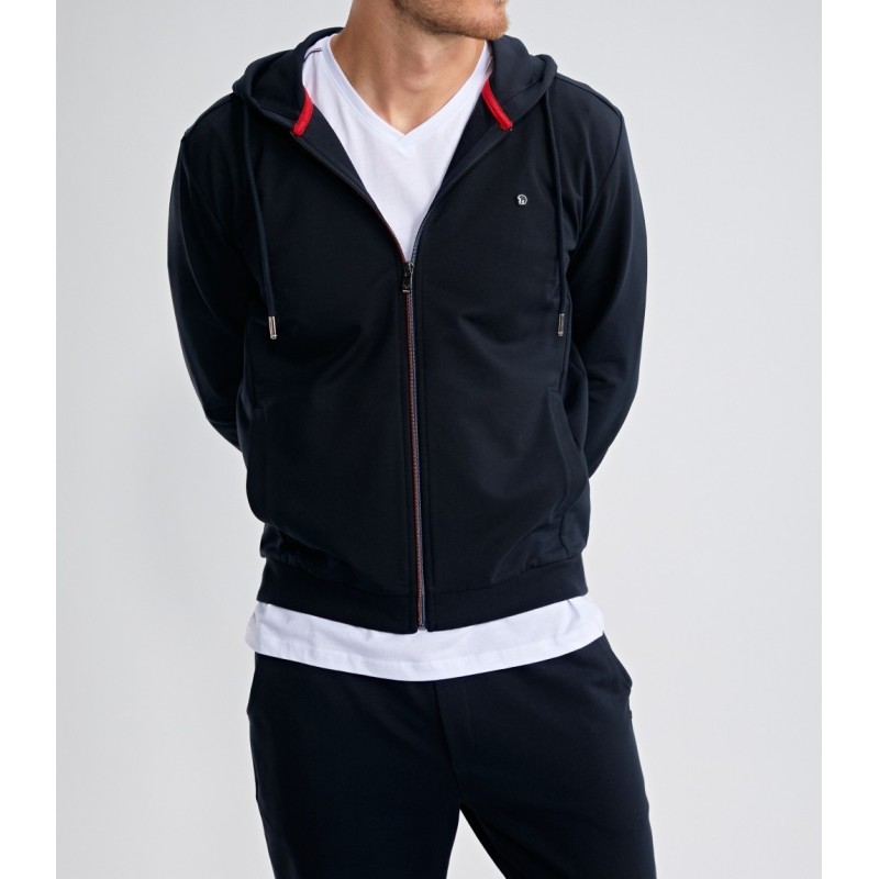 BEN&CH Sierney - Tricolore Gilet Cap | Sweat Pull Gilet Homme
