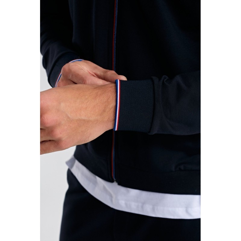 BEN&CH Sierney - Tricolore Gilet Cap | Sweat Pull Gilet Homme