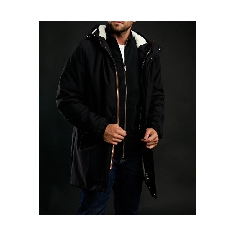 Veste Doudoune Homme Classic Blouson Capuche Benson & Cherry