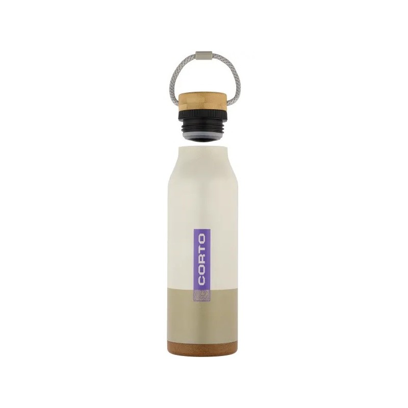 CORTO Gourde Isotherme Bambou - 0.7L | Accessoires Bivouac