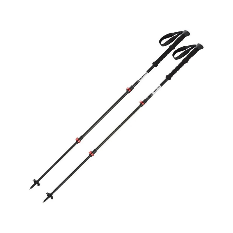 Bâton trekking Corto Fuji Carbon 3 Brins : légèreté extrême