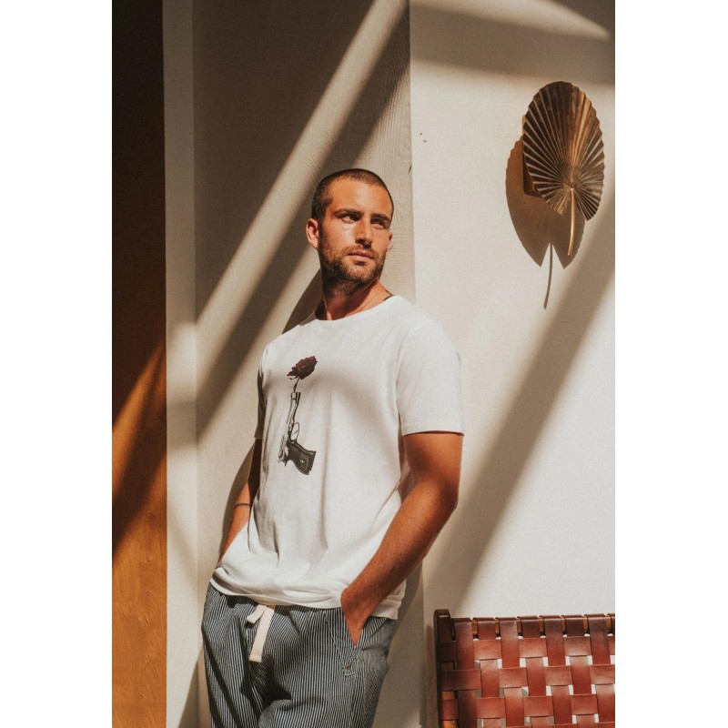 T-shirt homme Pull-In Gun - Confort pur coton