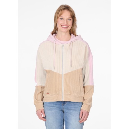 Sweat femme Ragwear Queny Cordy – Velours côtelé stretch