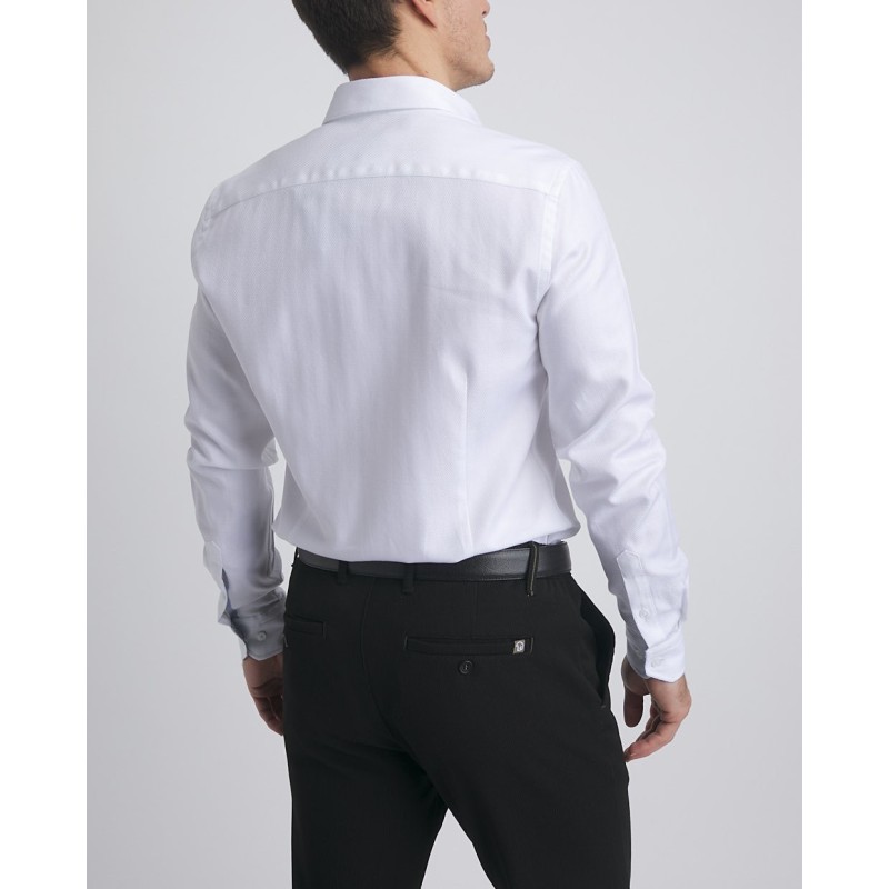 Chemise homme coton chevron Lahmet Benson & Cherry