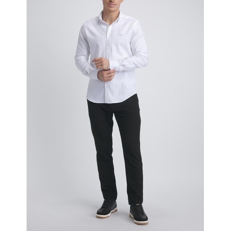 Chemise homme coton chevron Lahmet Benson & Cherry