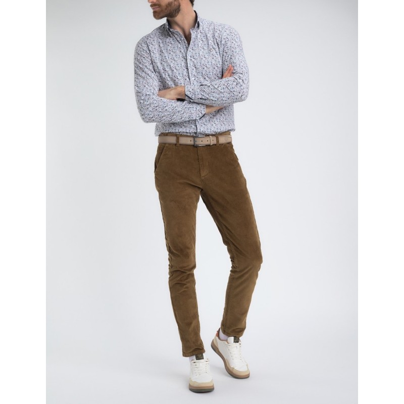 Chemise homme coton stretch Lemon Benson & Cherry