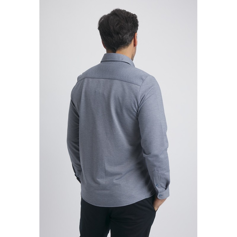 Chemise homme jacquard jersey Libaire Benson & Cherry
