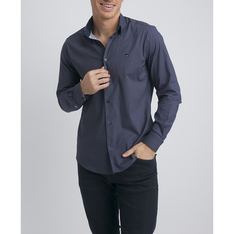 Chemise homme popeline stretch Luminous Benson & Cherry
