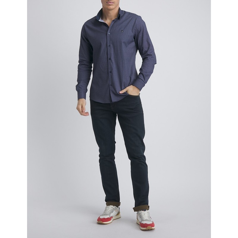 Chemise homme popeline stretch Luminous Benson & Cherry