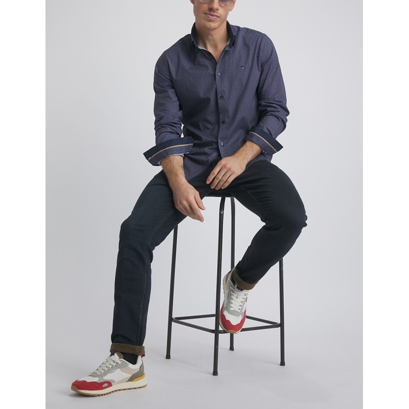 Chemise homme popeline stretch Luminous Benson & Cherry