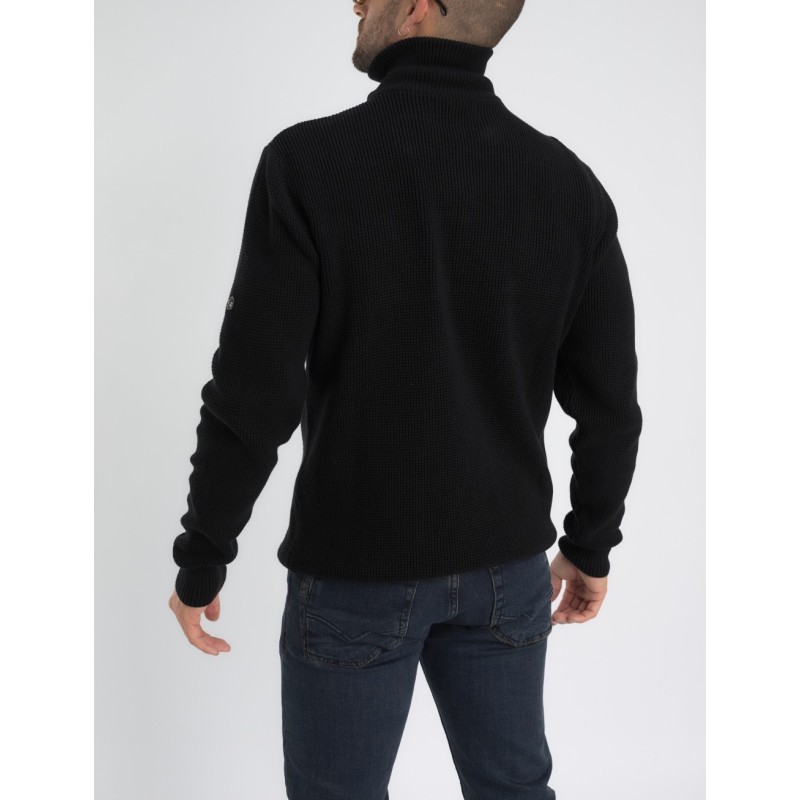 Pull col camionneur homme Fanion Benson & Cherry