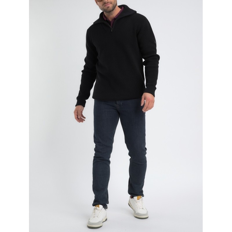 Pull col camionneur homme Fanion Benson & Cherry