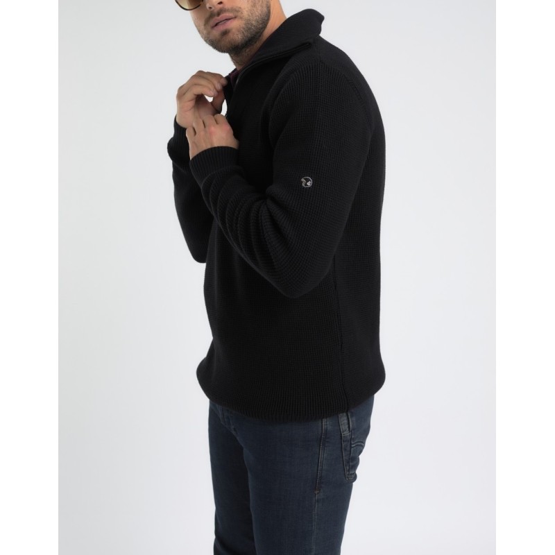 Pull col camionneur homme Fanion Benson & Cherry