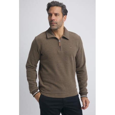 Pull col montant zippé homme Mark Benson & Cherry
