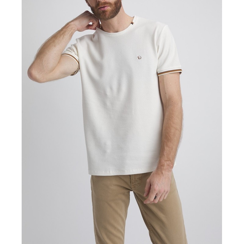T-shirt homme jersey jacquard Tac Benson & Cherry