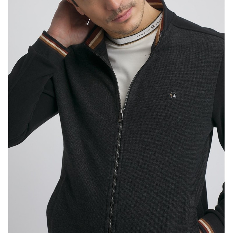 Gilet zippé homme Mystère Benson & Cherry